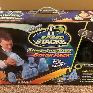 Speed Stacks Glow-in-the-Dark Stack Pack - Light Blue Cups vintage 2007